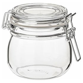 Storage jar IKEA KORKEN glass 0.5 l